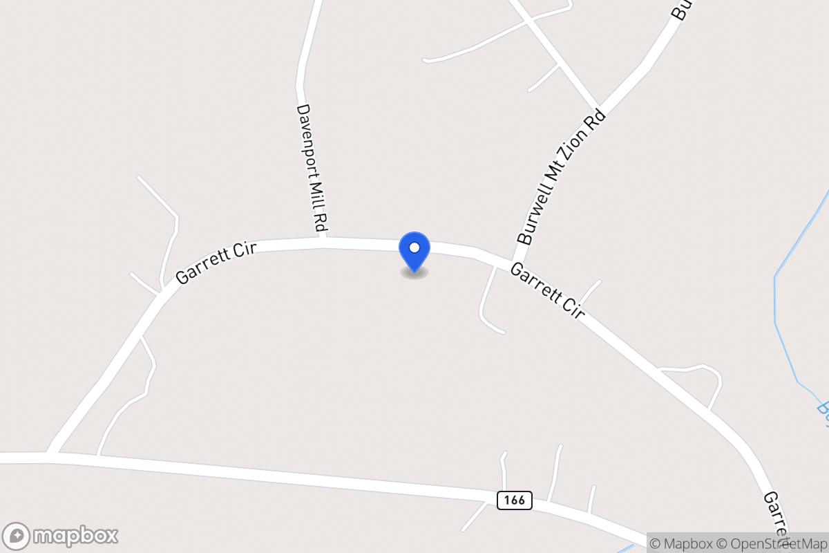 Map of Garrett Cir
