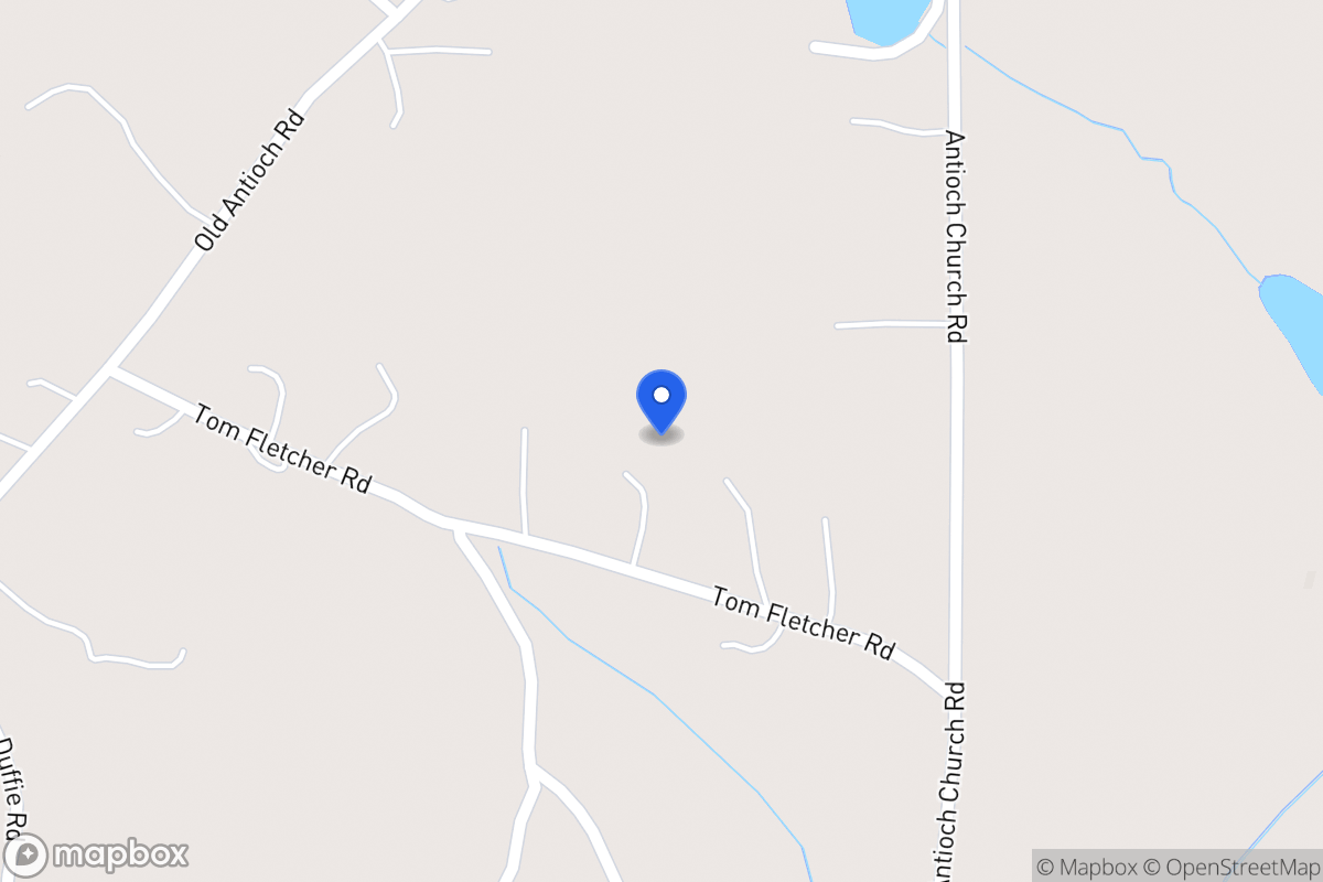 Map of 105 Tom Fletcher Rd