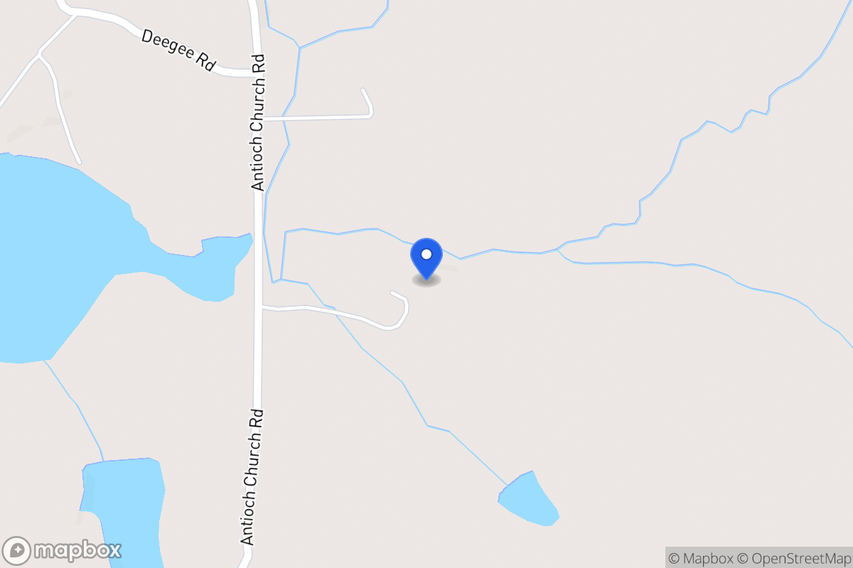 Map of 912 Antioch Church Rd