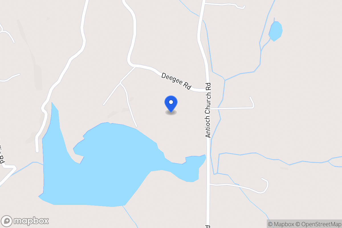 Map of 837 Antioch Church Rd