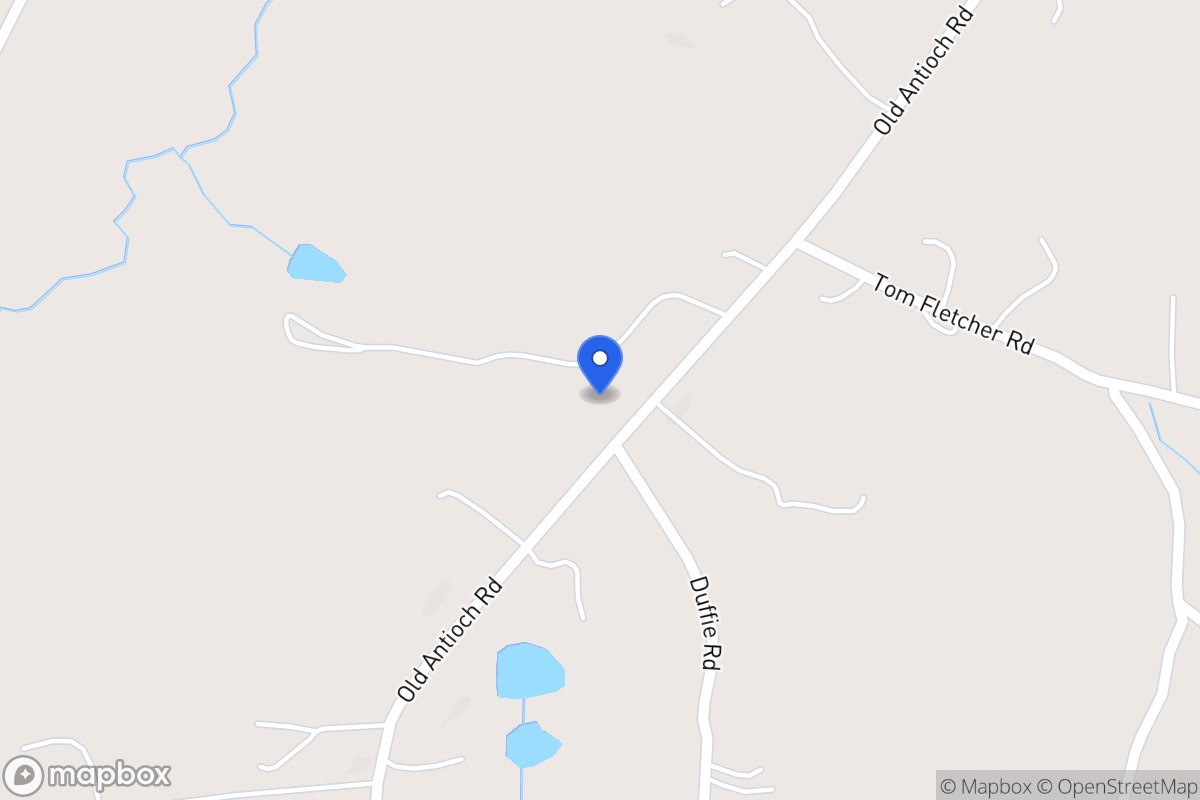 Map of 509 Old Antioch Rd