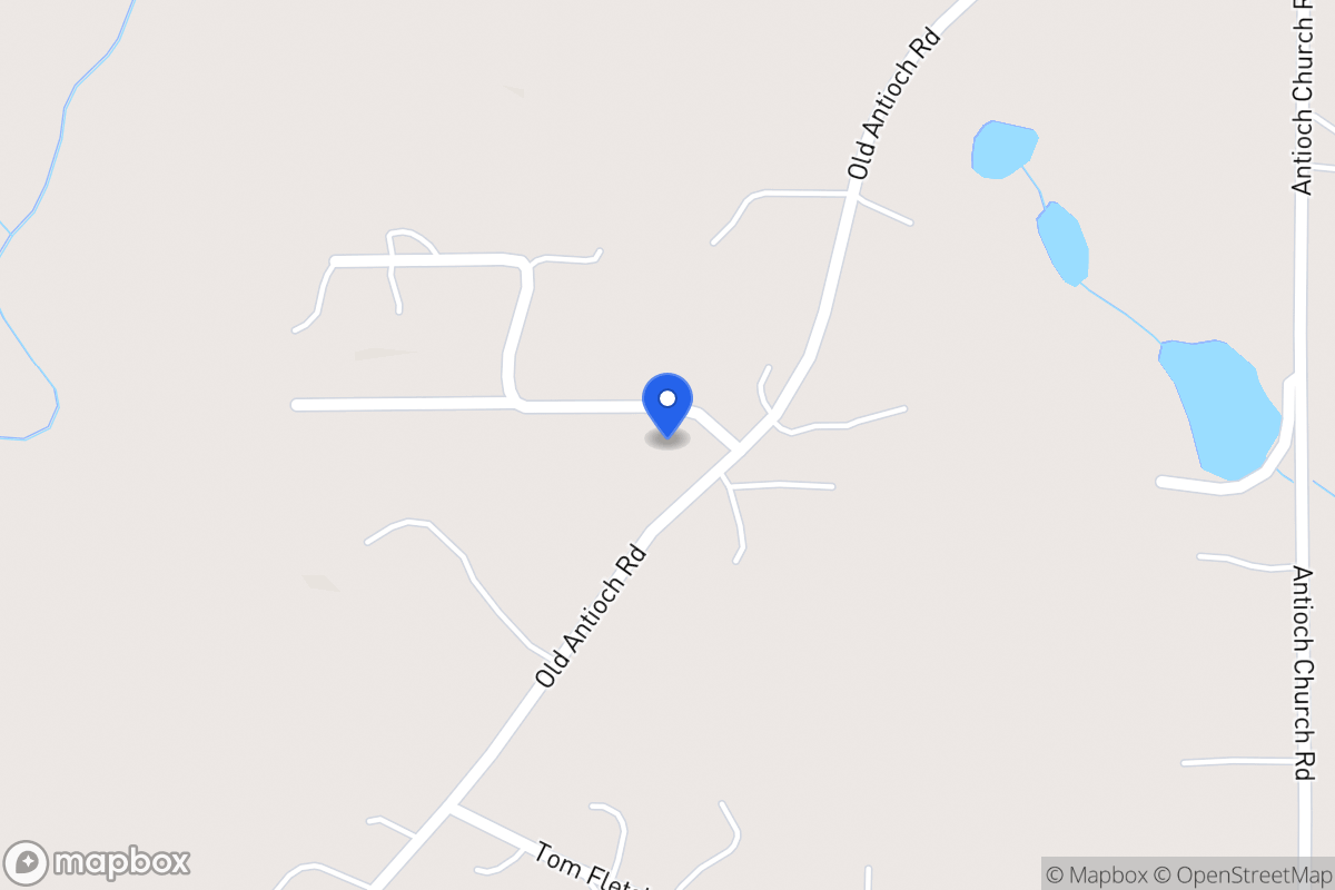 Map of 305 Old Antioch Rd