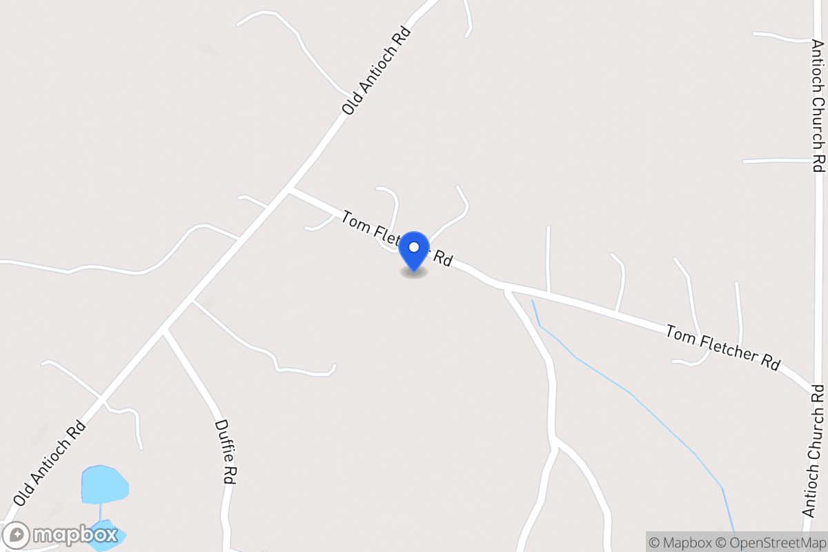Map of 206 Tom Fletcher Rd