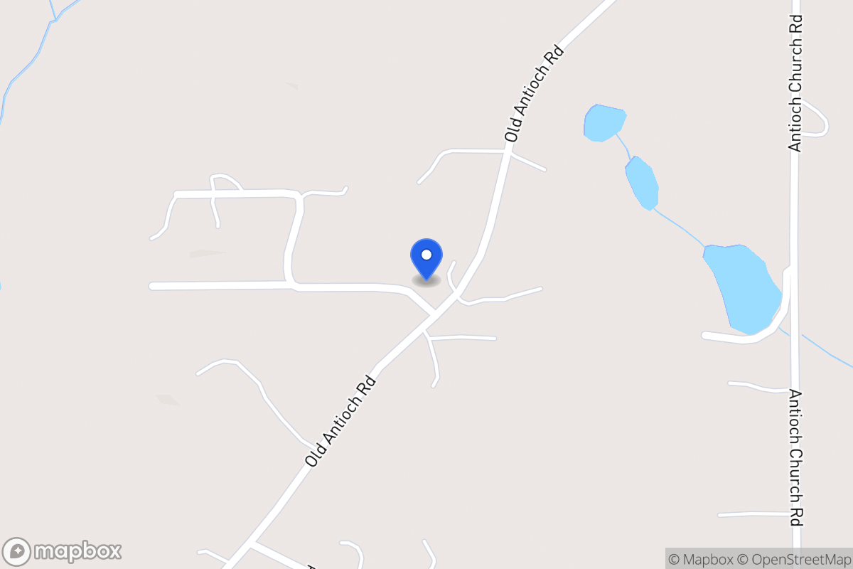 Map of 281 Old Antioch Rd