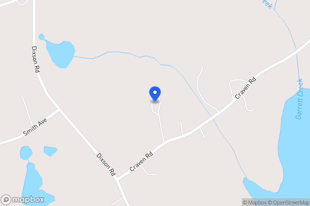 Map of 878 Craven Rd