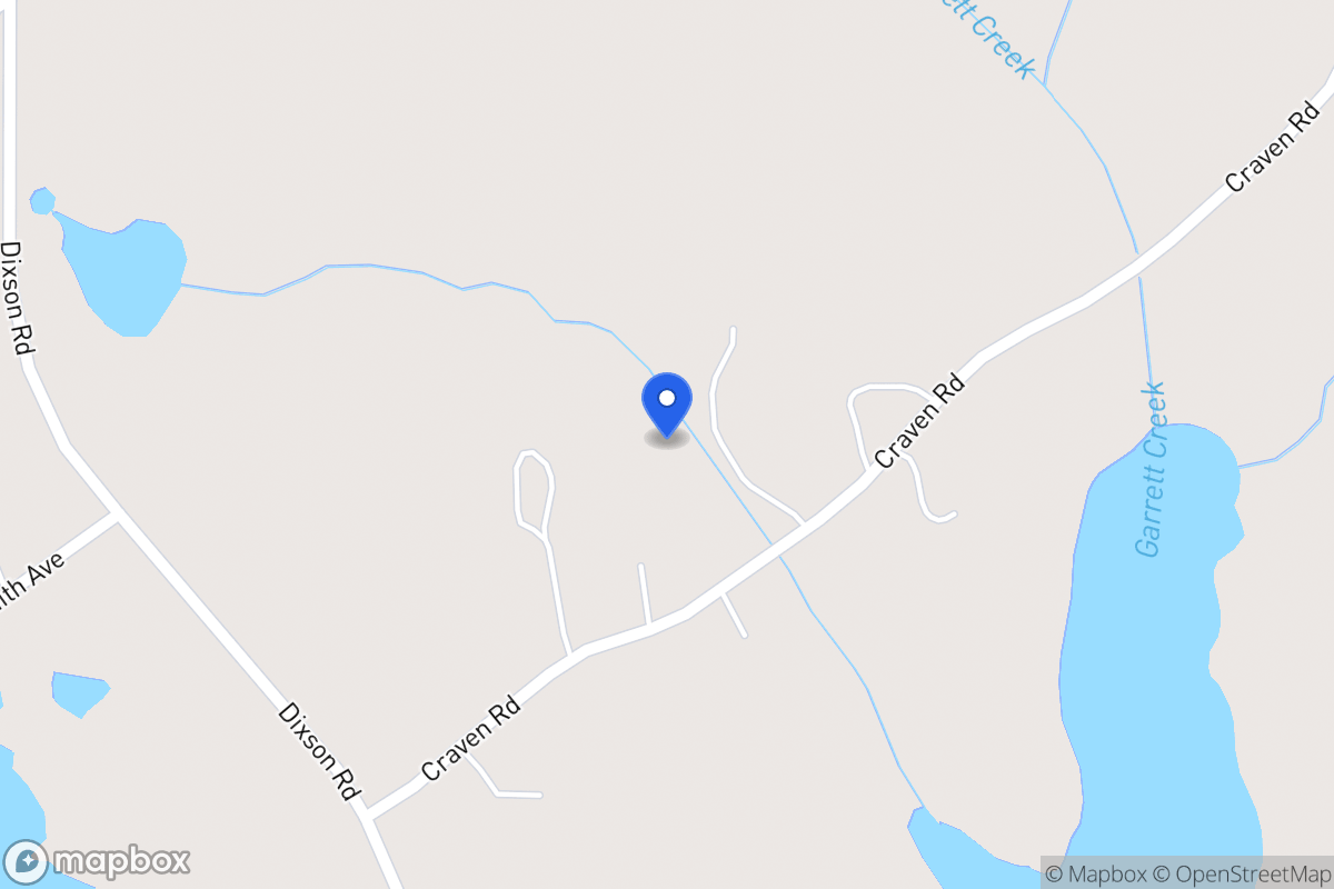 Map of 833 Craven Rd