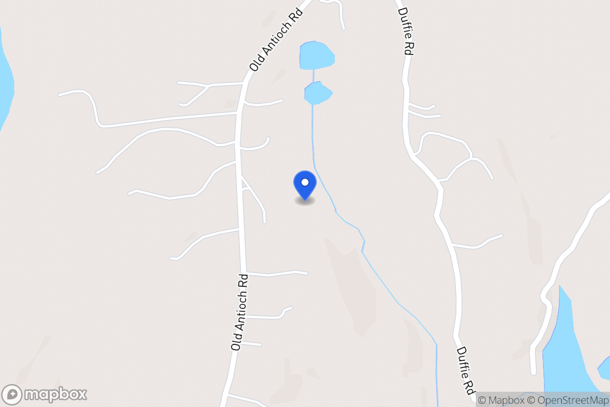 Map of 736 Old Antioch Rd