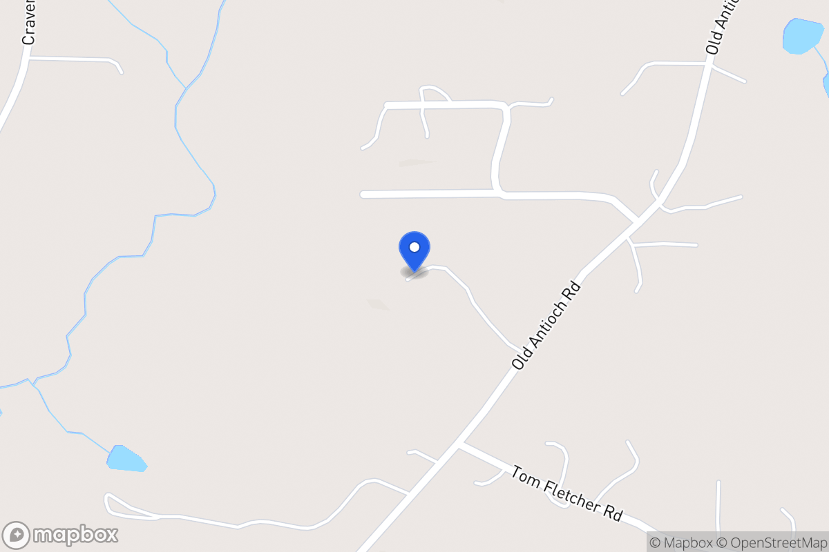 Map of 375 Old Antioch Rd