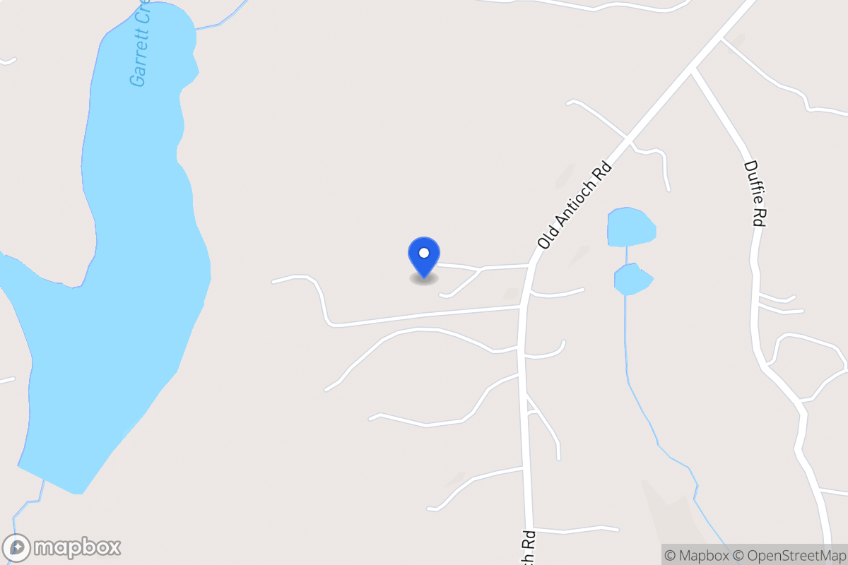 Map of 647 Old Antioch Rd