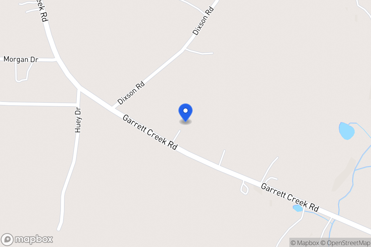 Map of 854 Garrett Creek Rd