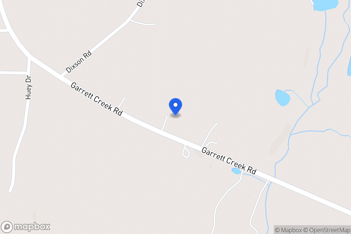 Map of 904 Garrett Creek Rd