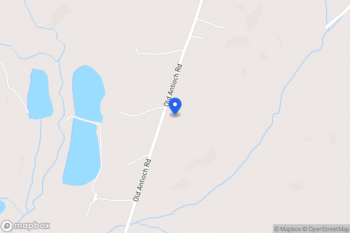 Map of 960 Old Antioch Rd