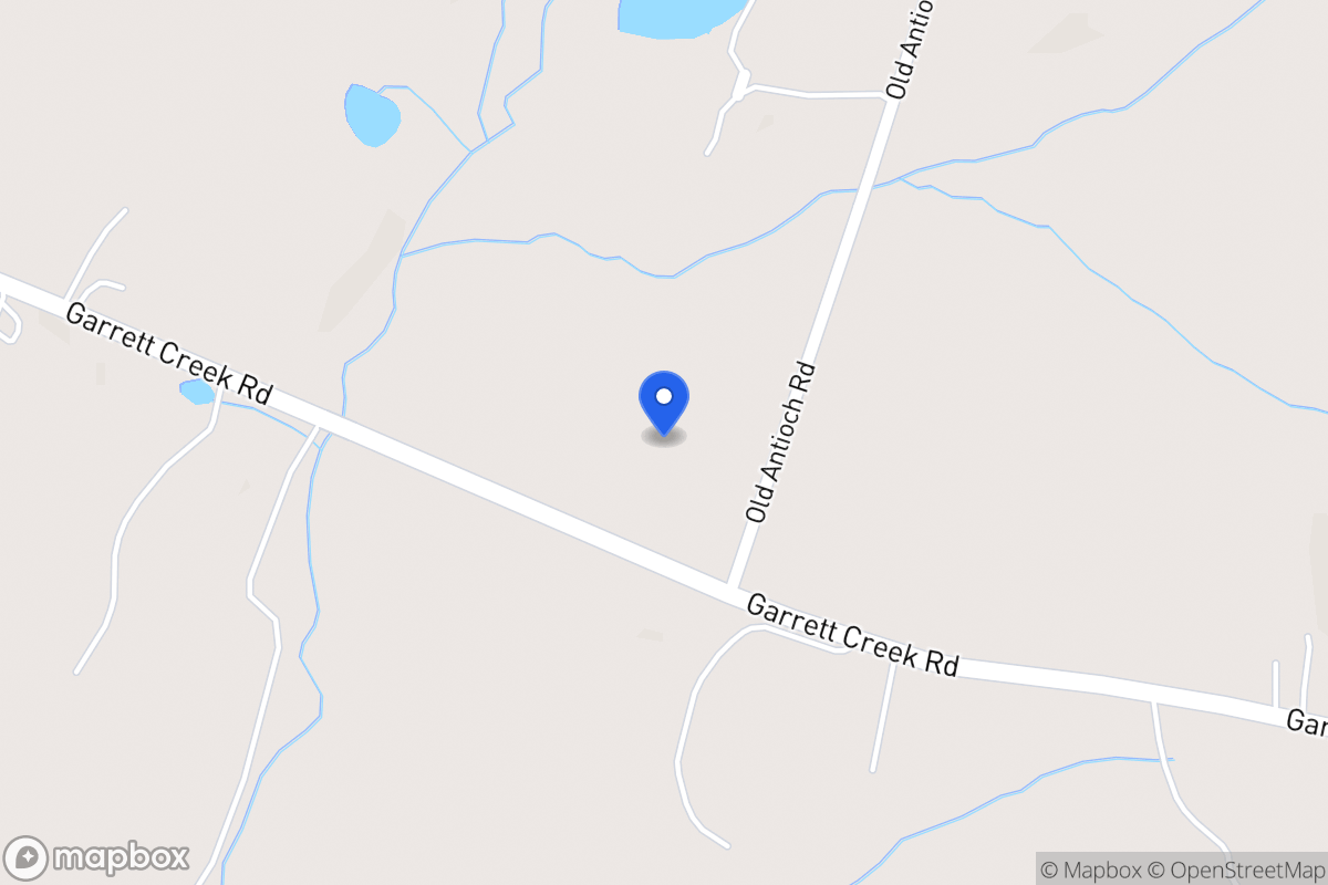 Map of 1154 Garrett Creek Rd