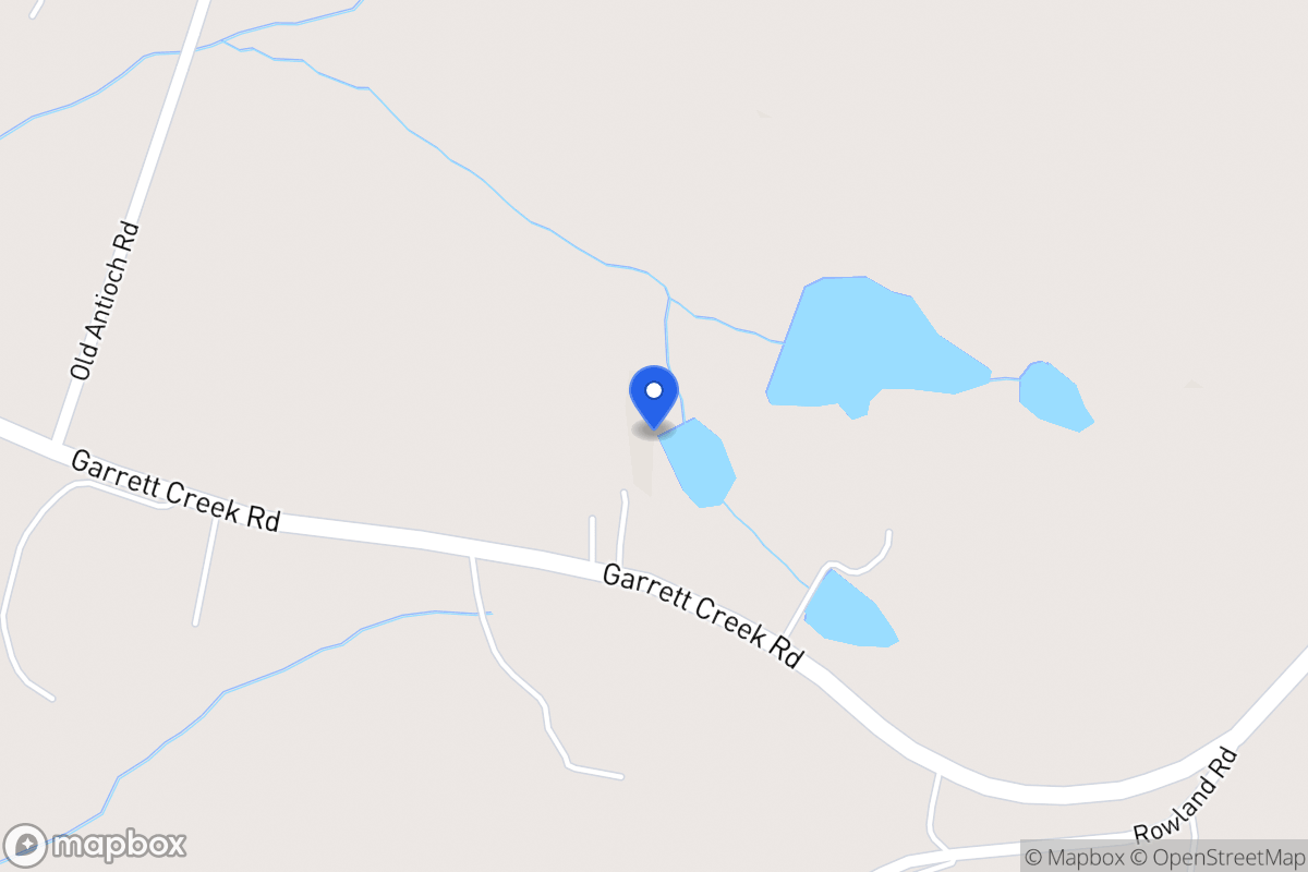 Map of 1346 Garrett Creek Rd