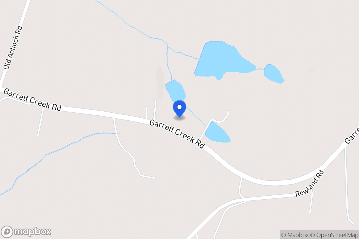 Map of 1366 Garrett Creek Rd