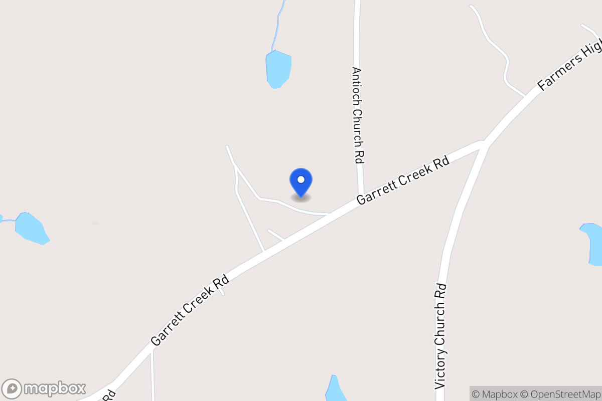 Map of 1690 Garrett Creek Rd