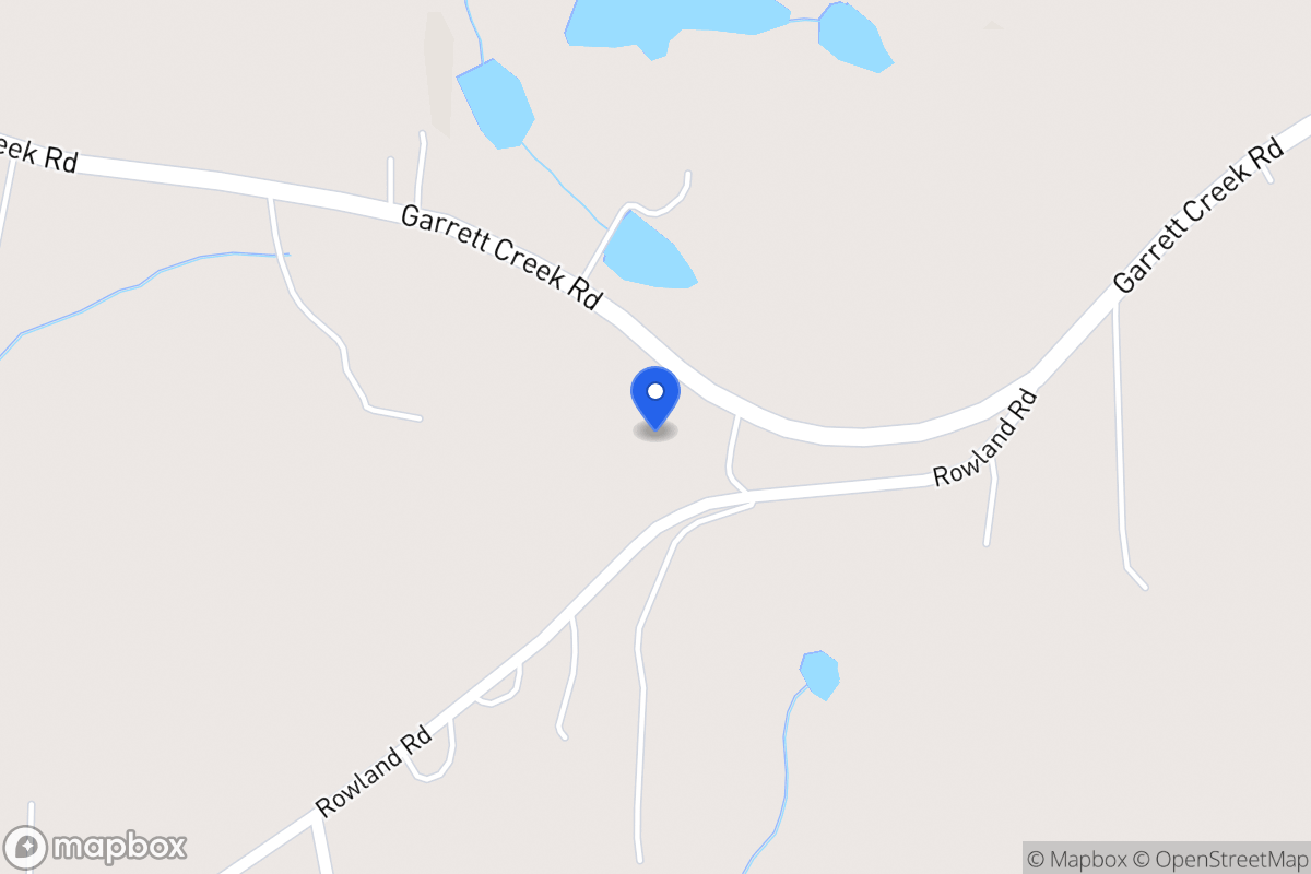 Map of 1447 Garrett Creek Rd