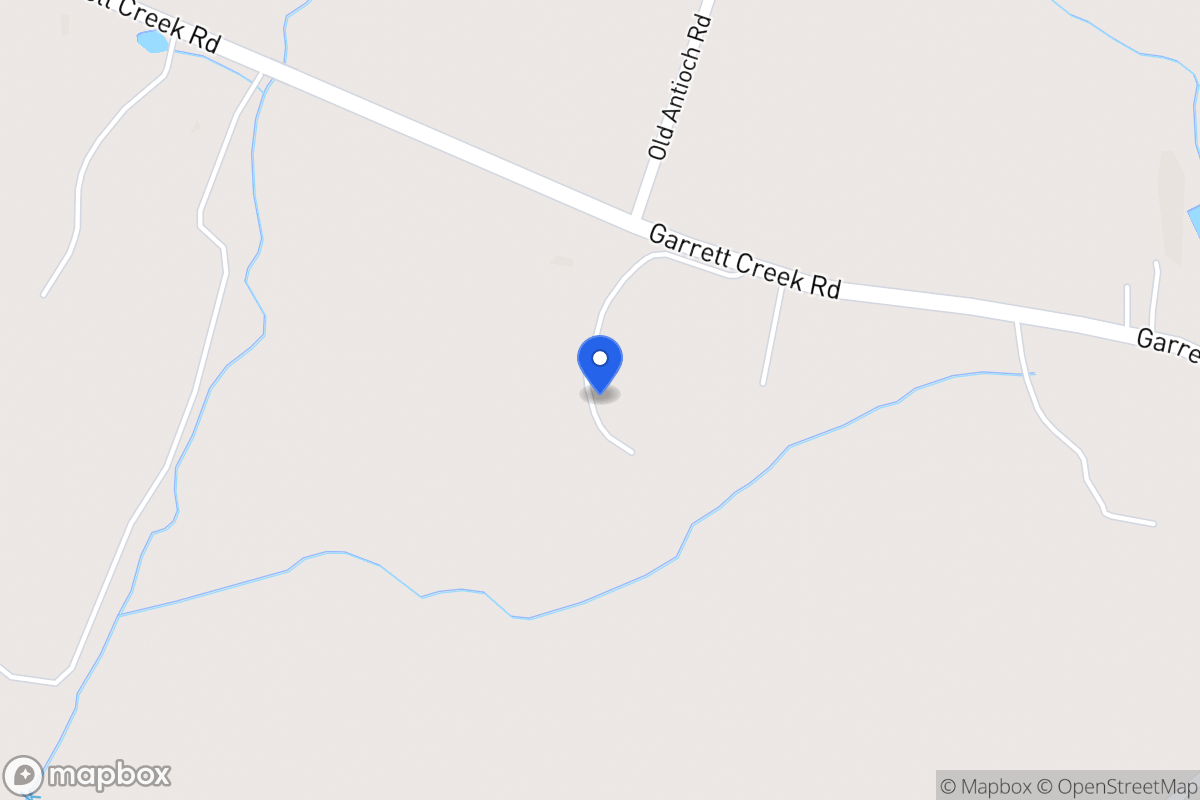 Map of 1197 Garrett Creek Rd