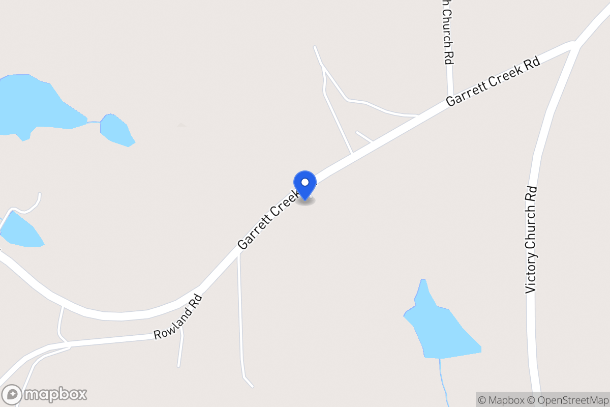 Map of 1641 Garrett Creek Rd
