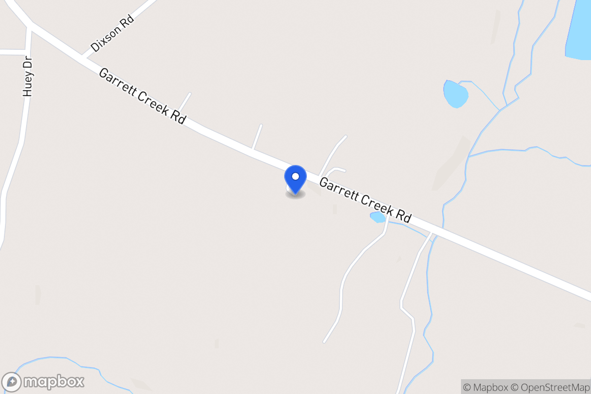 Map of 933 Garrett Creek Rd