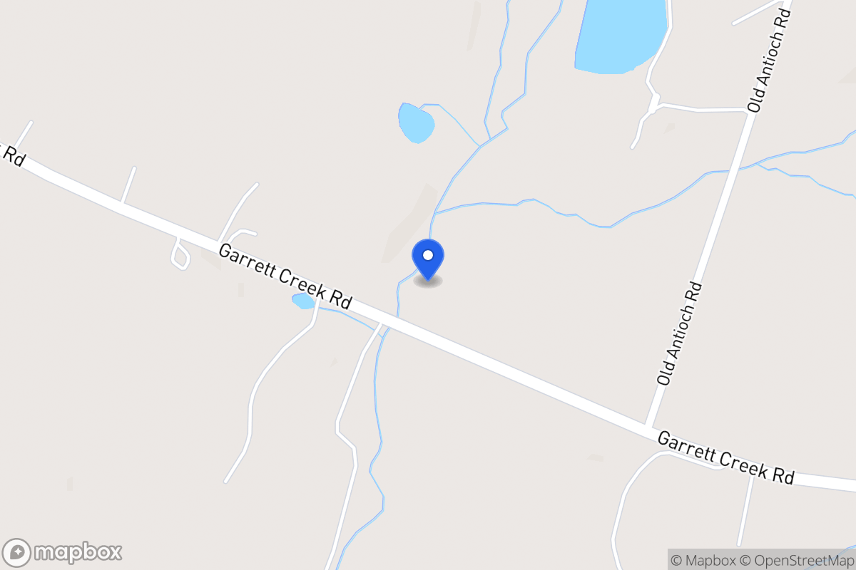 Map of 1104 Garrett Creek Rd