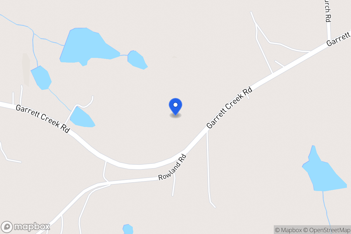 Map of 1592 Garrett Creek Rd