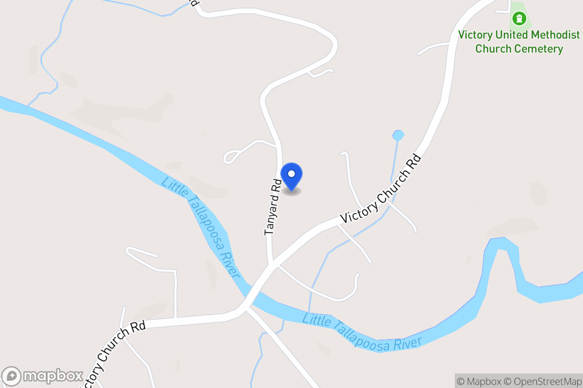 Map of 424 Tanyard Rd