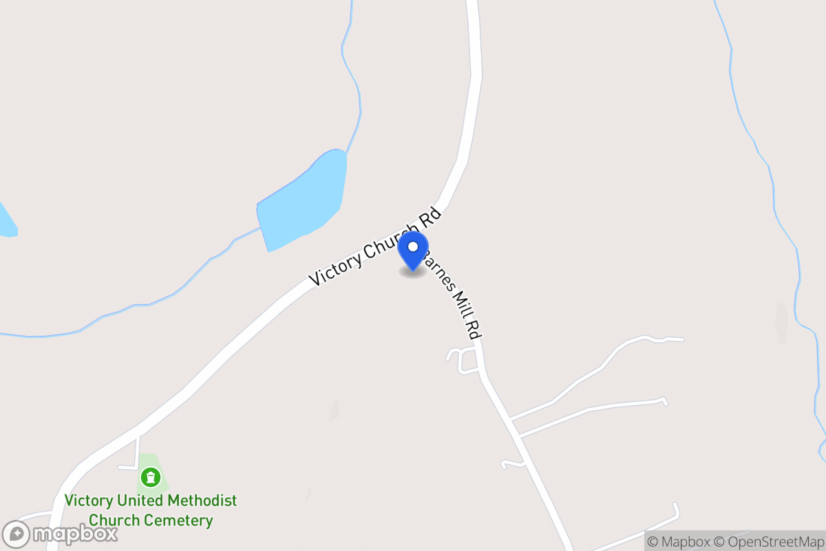 Map of 1830 Victory Church Rd
