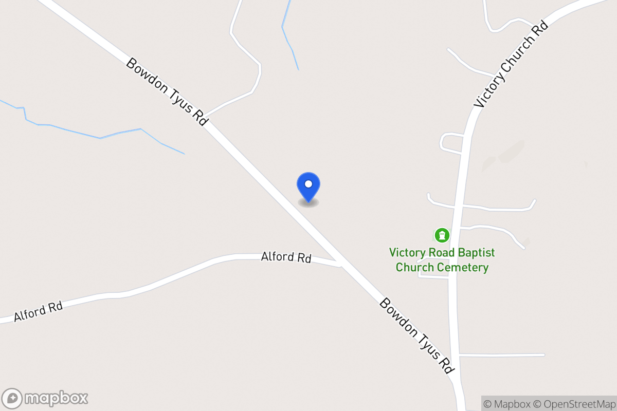 Map of 1842 Bowdon Tyus Rd