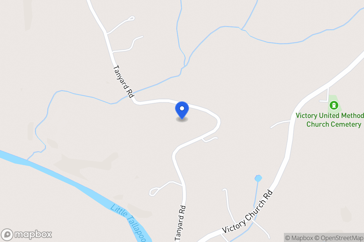 Map of 323 Tanyard Rd