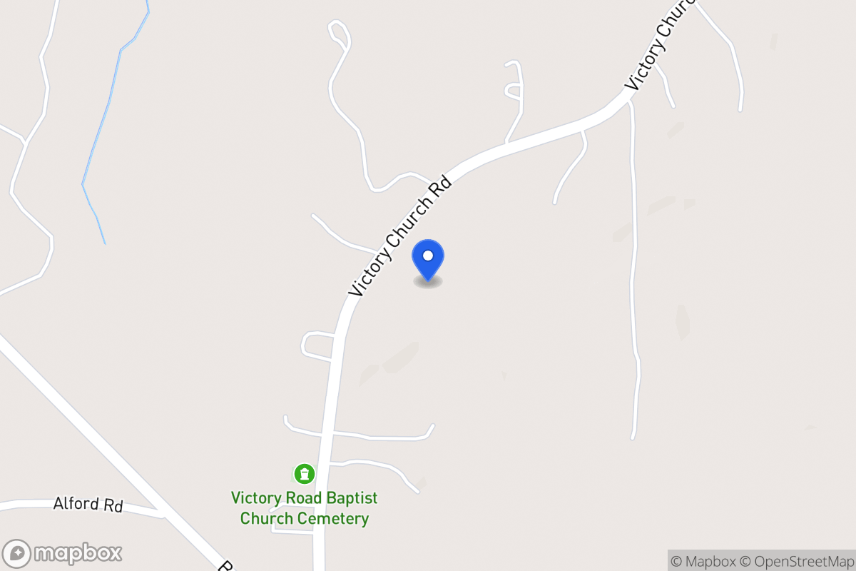 Map of 2576 Victory Church Rd