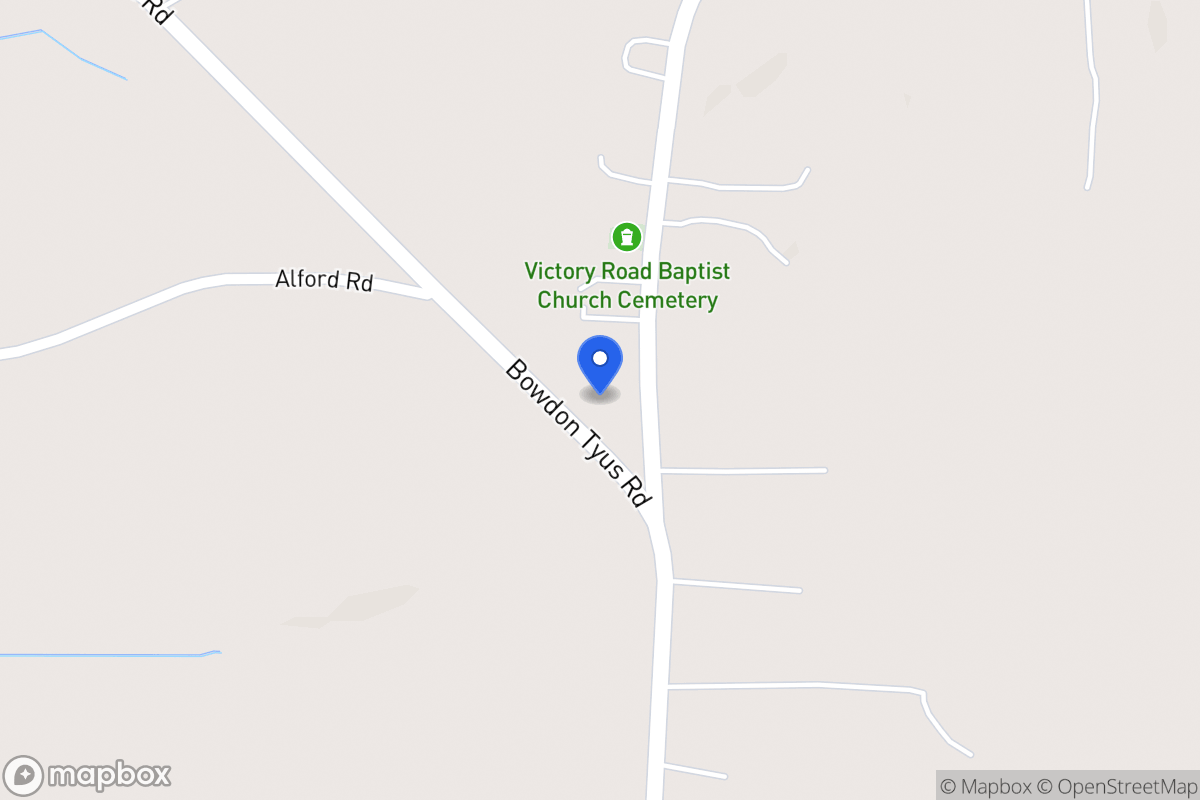 Map of 3197 Victory Church Rd