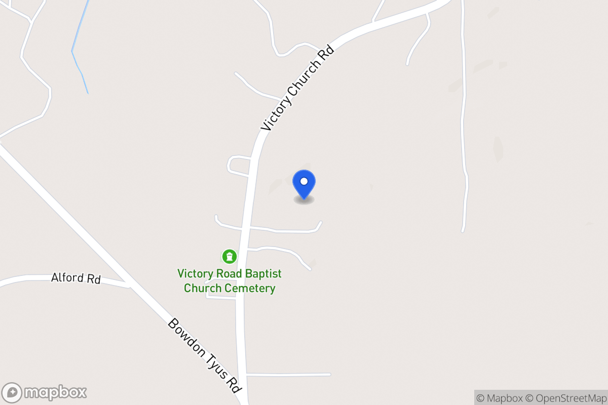 Map of 3100 Victory Church Rd