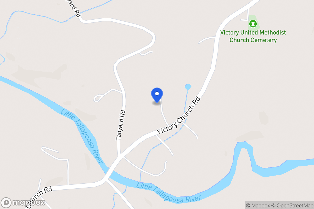 Map of 2175 Victory Church Rd