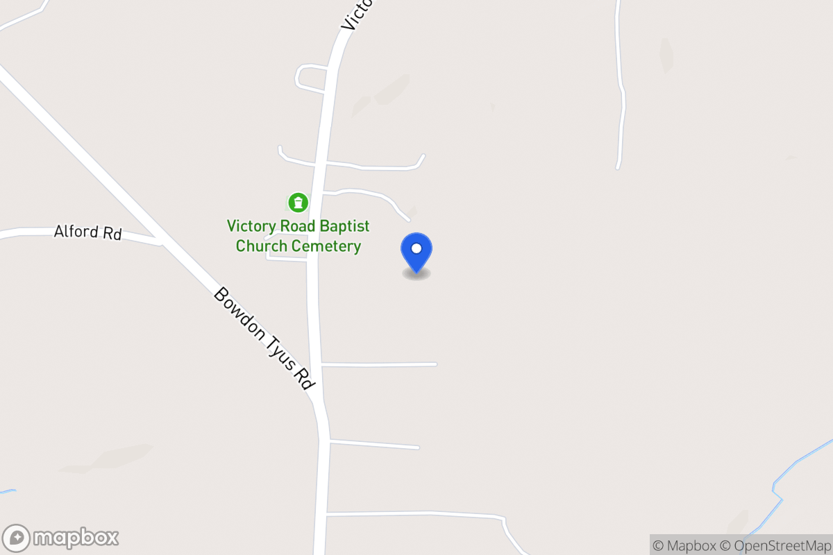 Map of 3216 Victory Church Rd