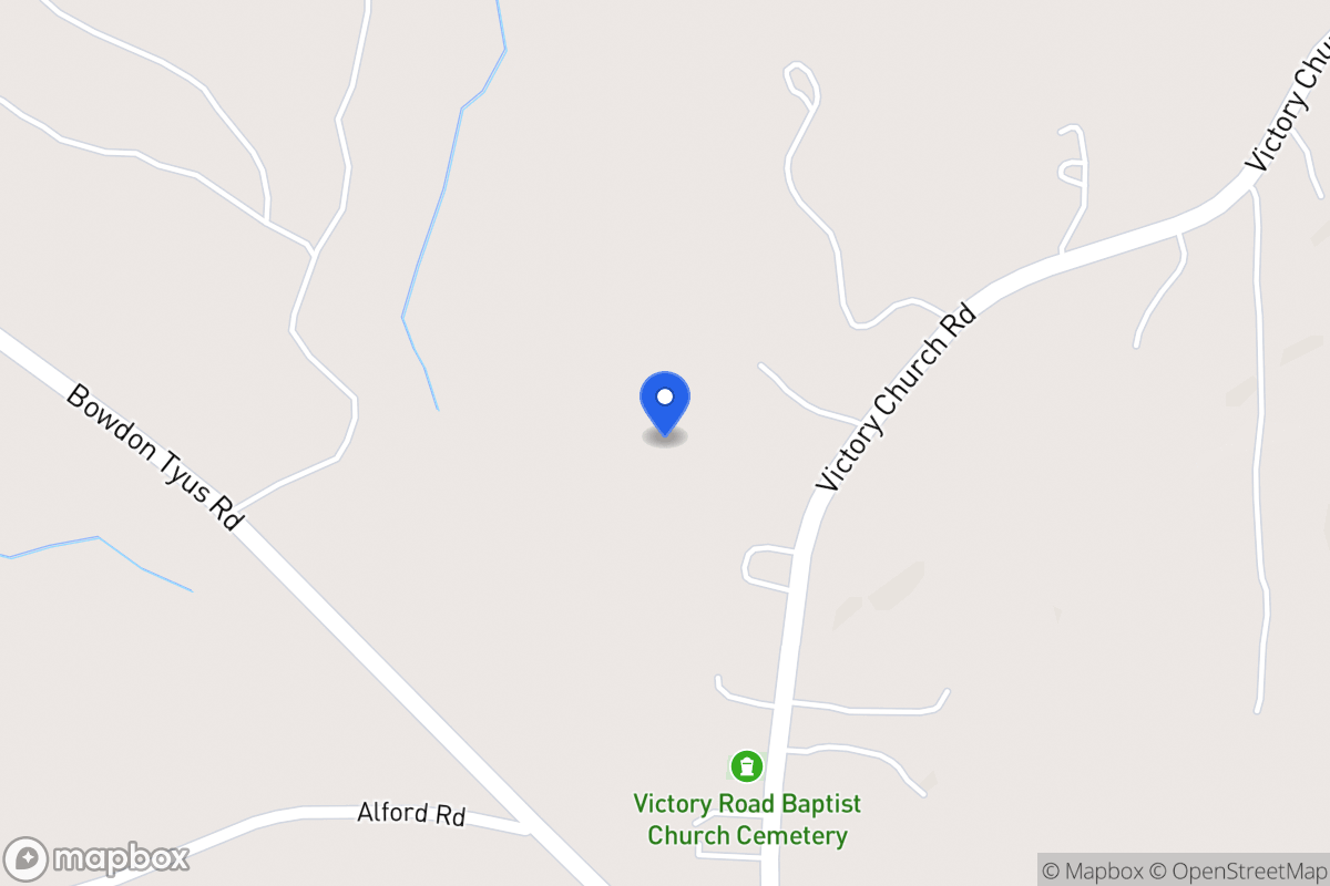Map of 2615 Victory Church Rd