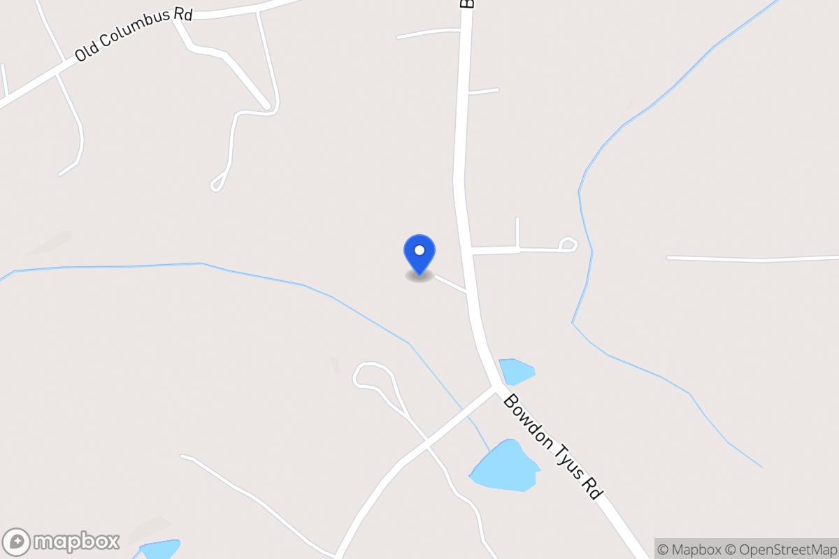Map of 2281 Bowdon Tyus Rd