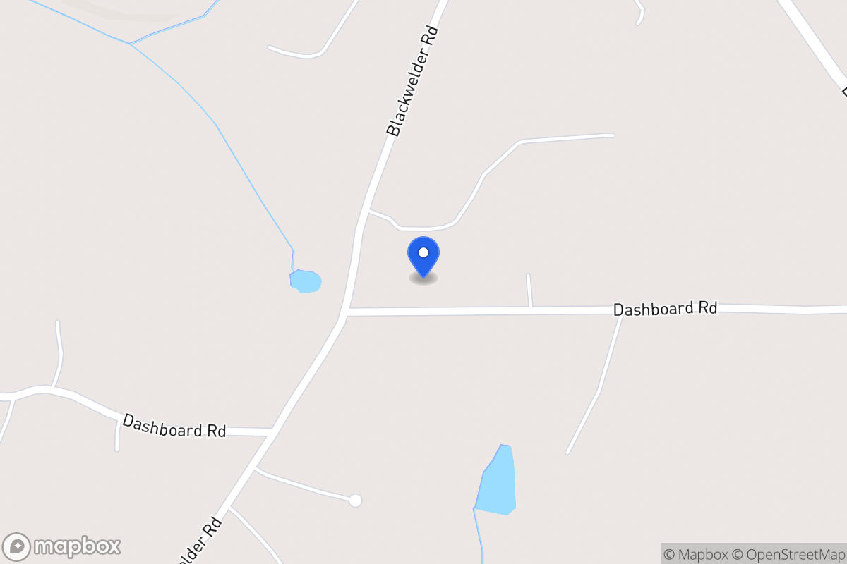 Map of 418 Dashboard Rd