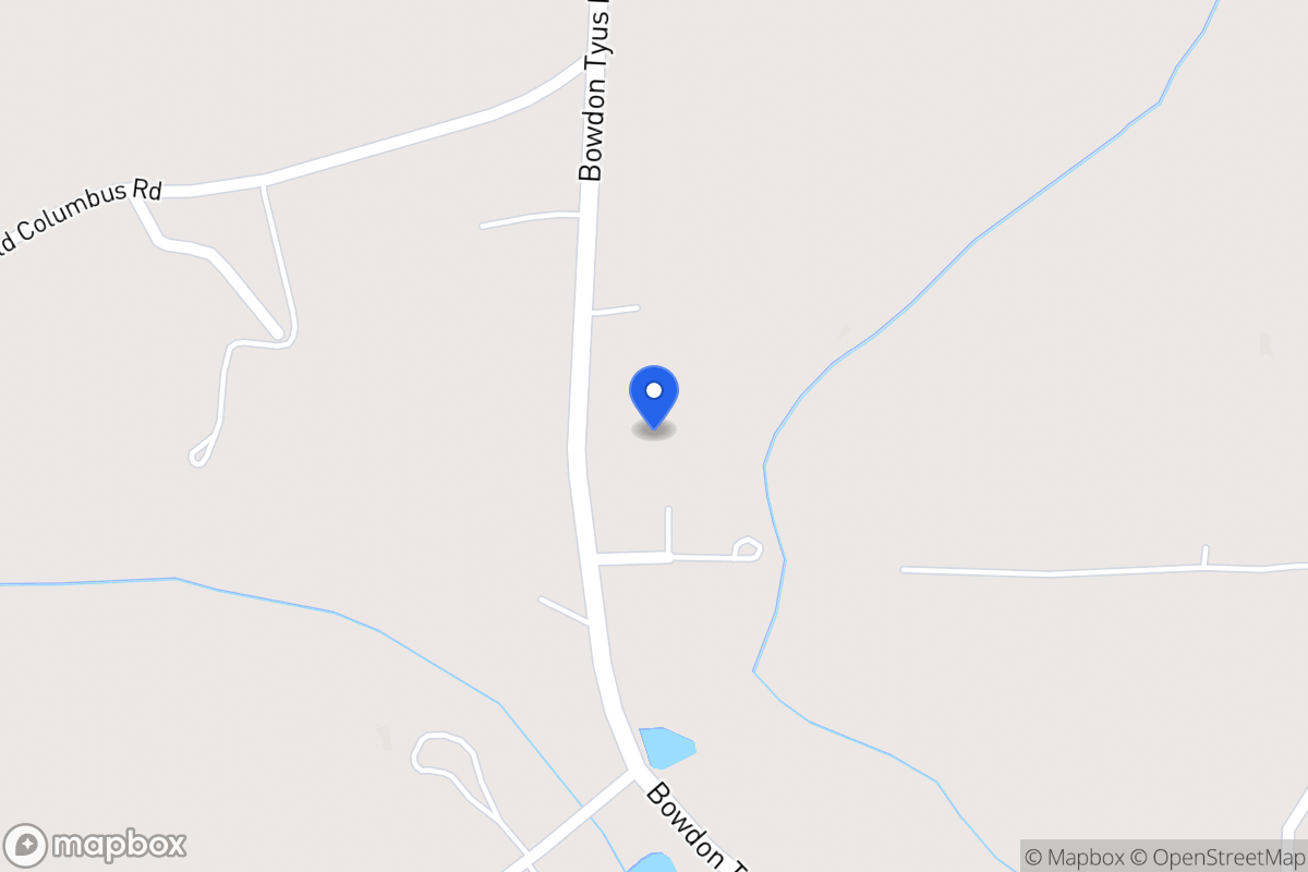 Map of 2226 Bowdon Tyus Rd