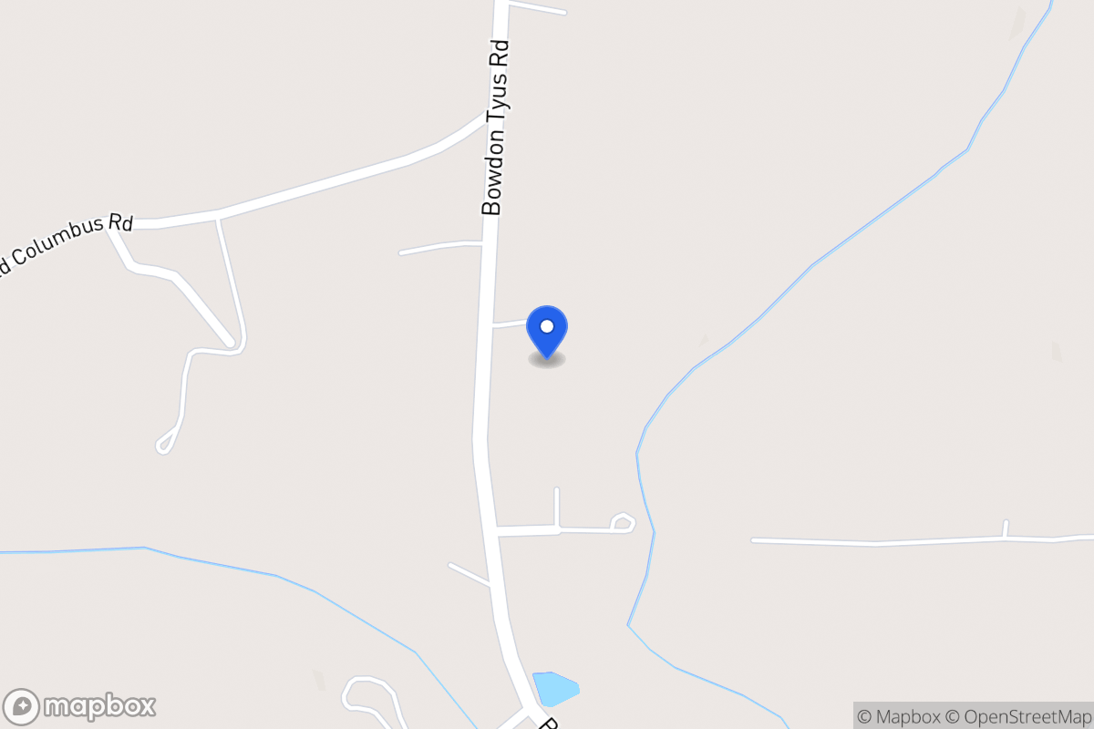 Map of 2202 Bowdon Tyus Rd