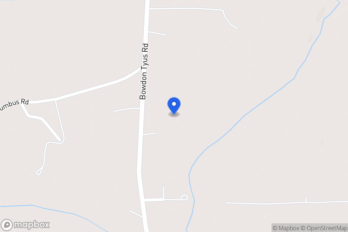 Map of 2172 Bowdon Tyus Rd