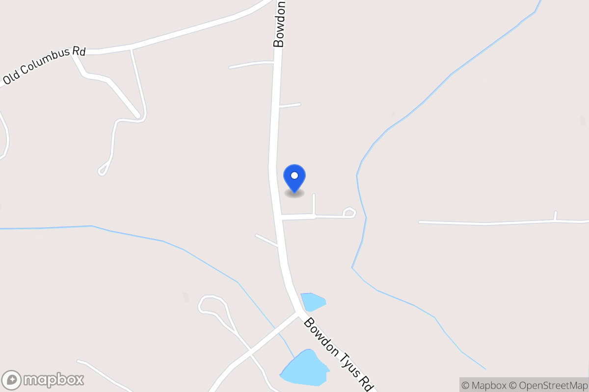 Map of 2248 Bowdon Tyus Rd