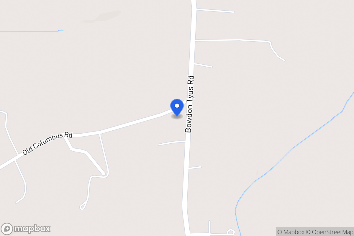 Map of 2135 Bowdon Tyus Rd