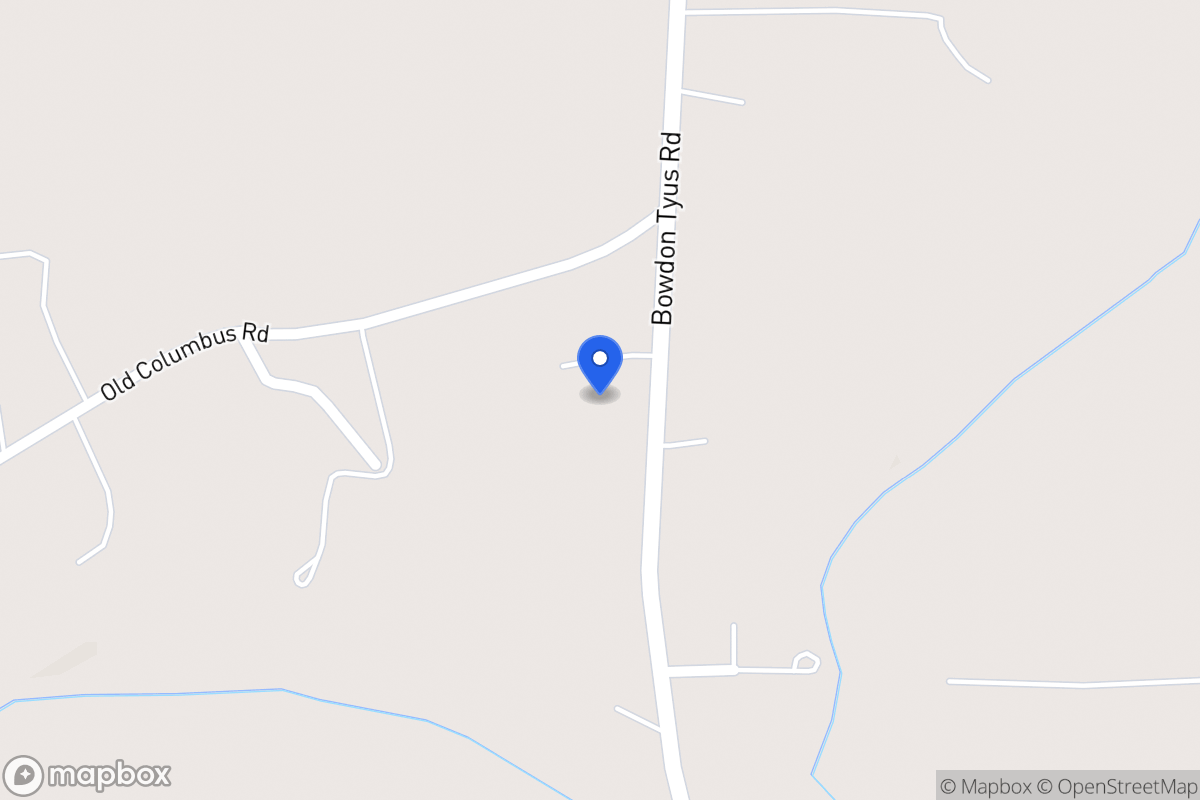 Map of 2179 Bowdon Tyus Rd