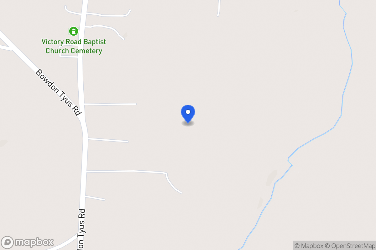 Map of 2055 Bowdon Tyus Rd
