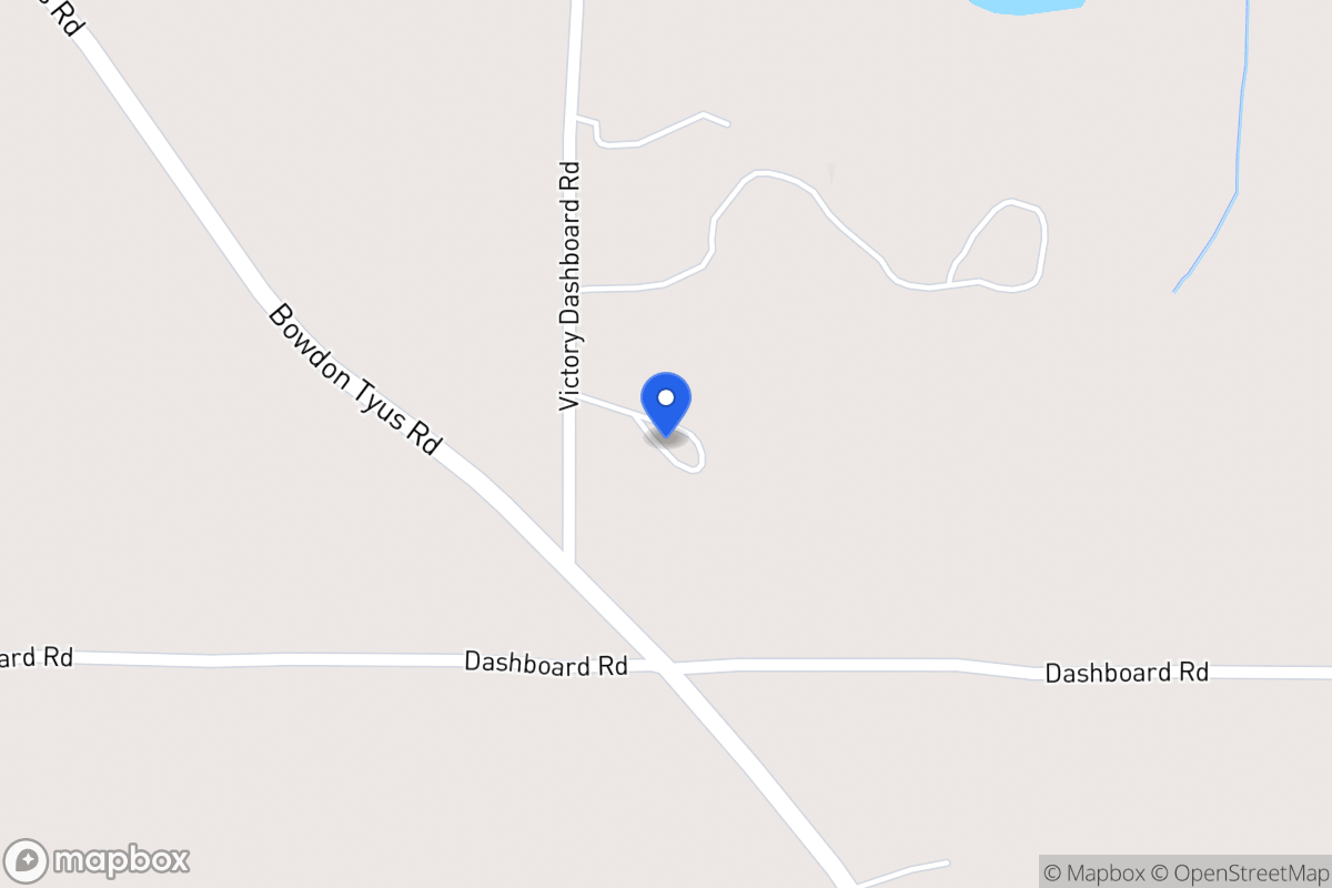 Map of 1032 Victory Dashboard Rd
