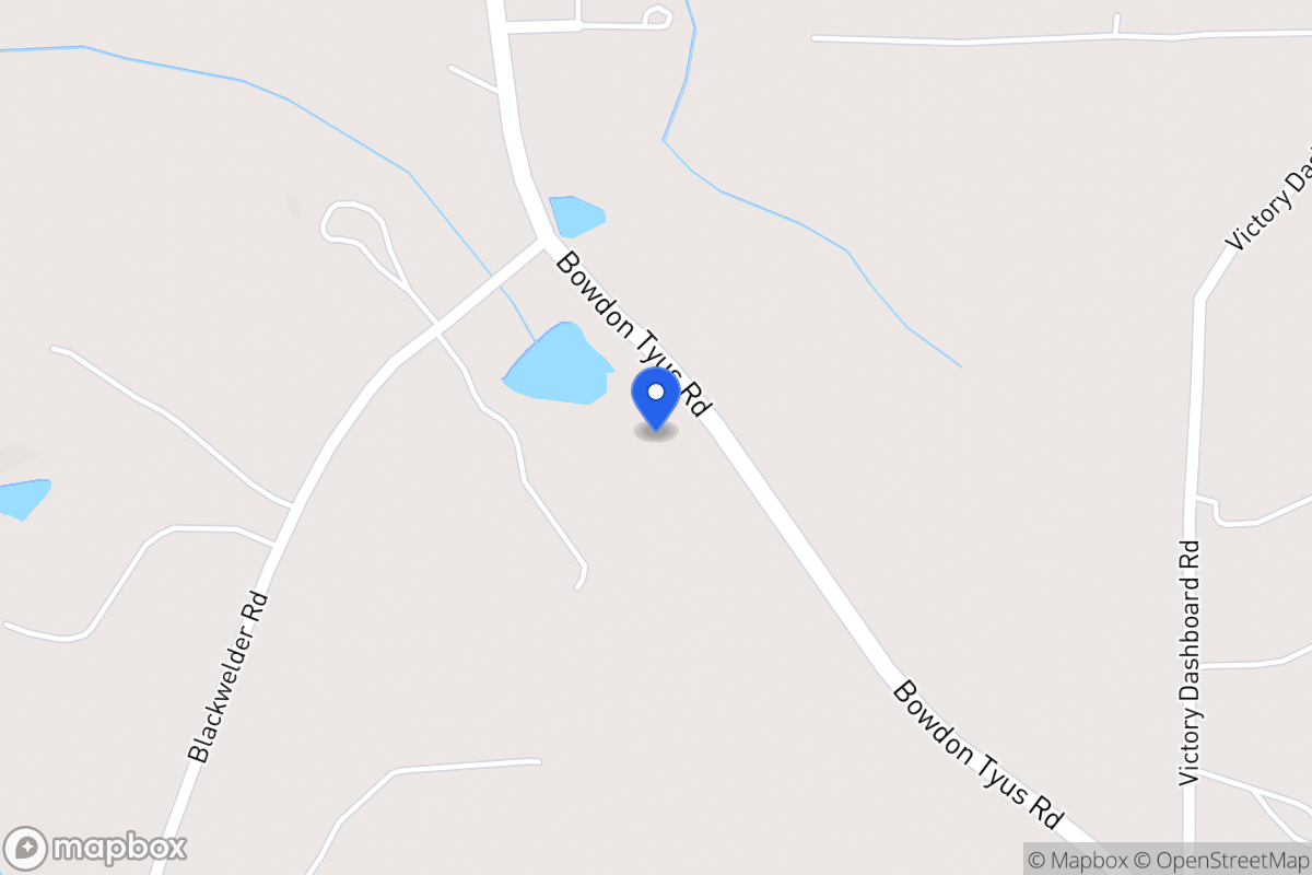 Map of 2383 Bowdon Tyus Rd