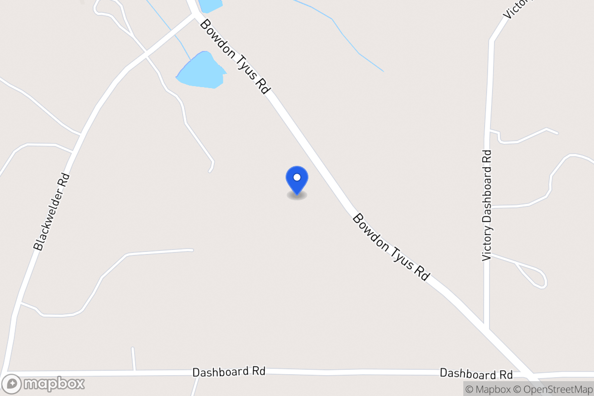 Map of 2435 Bowdon Tyus Rd