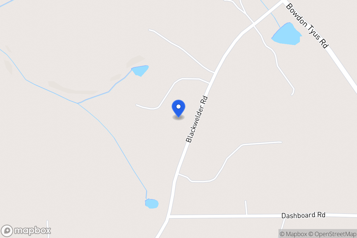 Map of Blackwelder Rd