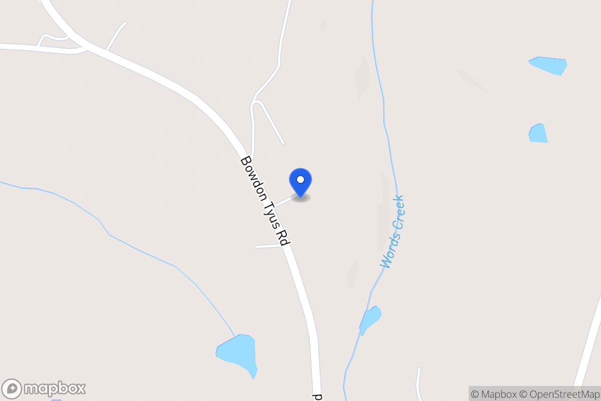 Map of 3170 Bowdon Tyus Rd